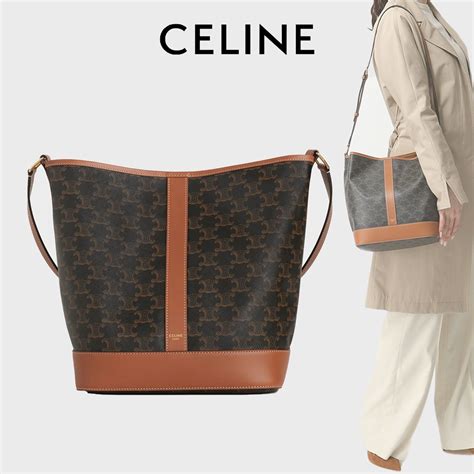 celine bucket shoulder bag|Celine shoulder bag triomphe.